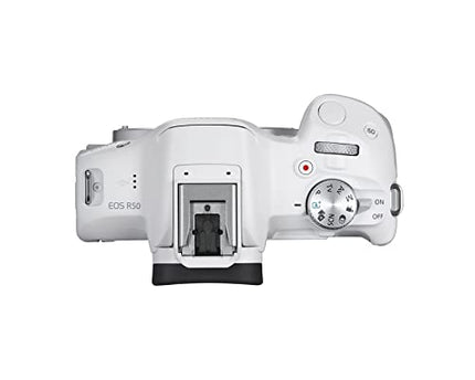 Canon EOS R50 Mirrorless RF-S18-45mm F4.5-6.3 is STM Lens Kit, 24.2 MP
