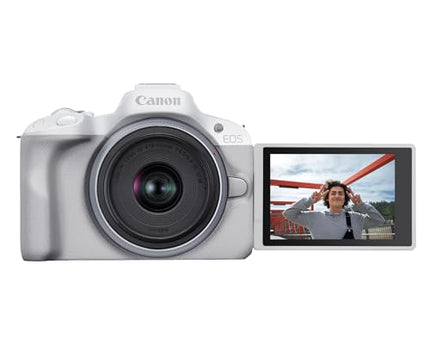 Canon EOS R50 Mirrorless RF-S18-45mm F4.5-6.3 is STM Lens Kit, 24.2 MP