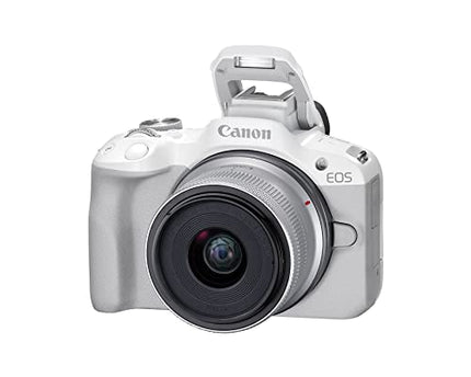 Canon EOS R50 Mirrorless RF-S18-45mm F4.5-6.3 is STM Lens Kit, 24.2 MP