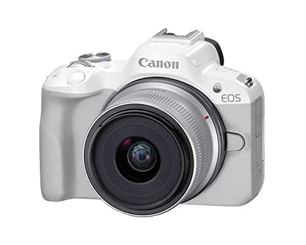 Canon EOS R50 Mirrorless RF-S18-45mm F4.5-6.3 is STM Lens Kit, 24.2 MP