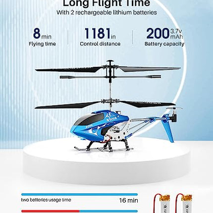 SYMA RC Helicopter Toy with 16Mins