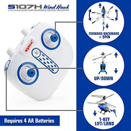 SYMA RC Helicopter Toy with 16Mins
