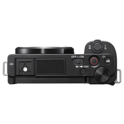 Sony Alpha ZV-E10 - APS-C Interchangeable Lens Mirrorless Vlog Camera Kit - Black