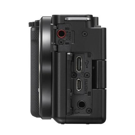 Sony Alpha ZV-E10 - APS-C Interchangeable Lens Mirrorless Vlog Camera Kit - Black