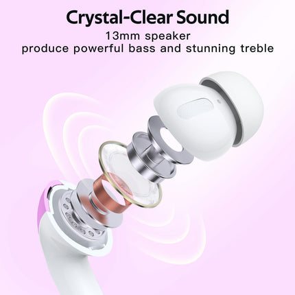 TAGRY Bluetooth Headphones True Wireless Earbuds 60H Playback