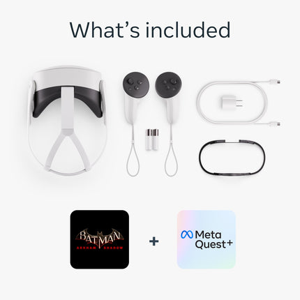 Meta Quest 3S 128GB — Get Batman: Arkham Shadow and a 3-Month Trial of Meta Quest