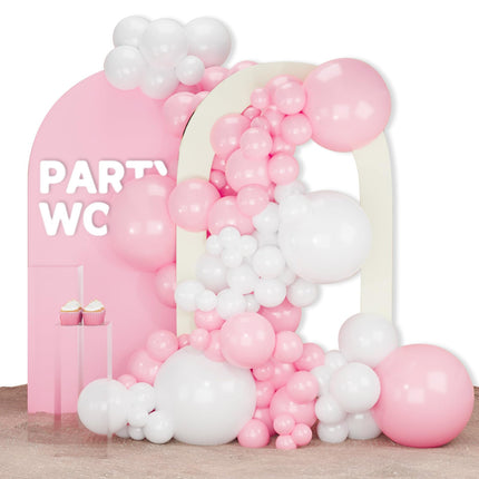 PartyWoo Black Balloons, 140 pcs Matte Black Balloons Different Sizes Pack of 5-18 Inch