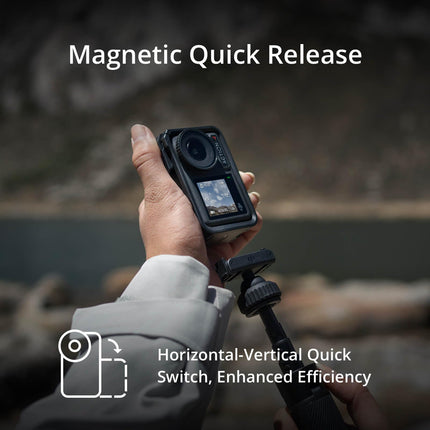 DJI Osmo Action 4 Essential Combo, 4K/120fps Waterproof Action Camera