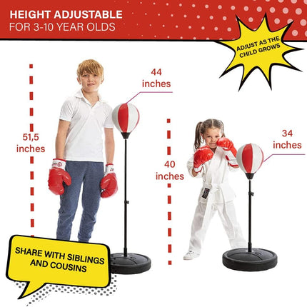 Whoobli Punching Bag  Incl Boxing Gloves