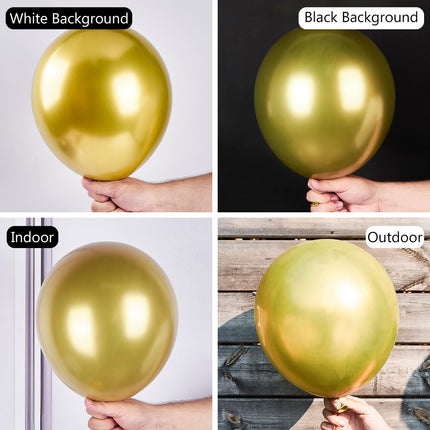 PartyWoo Black Balloons, 140 pcs Matte Black Balloons Different Sizes Pack of 5-18 Inch