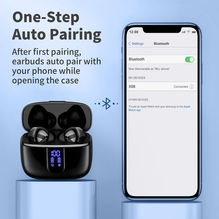 TAGRY Bluetooth Headphones True Wireless Earbuds 60H Playback