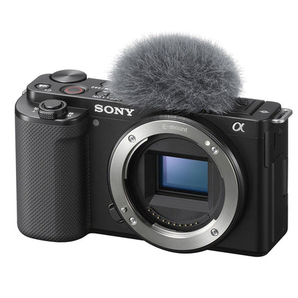 Sony Alpha ZV-E10 - APS-C Interchangeable Lens Mirrorless Vlog Camera Kit - Black