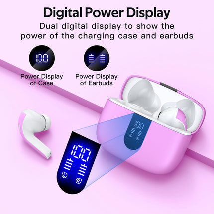 TAGRY Bluetooth Headphones True Wireless Earbuds 60H Playback