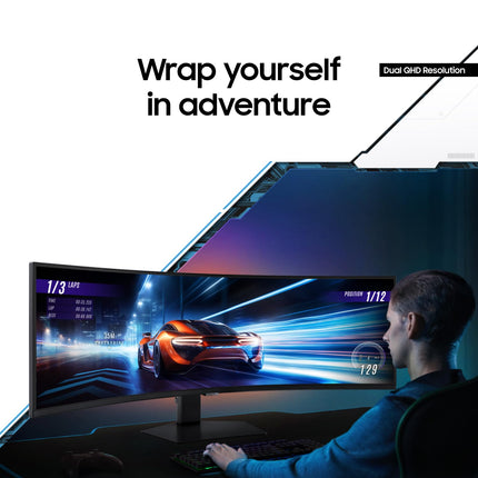SAMSUNG 49” Odyssey G9 Series DQHD 1000R Curved Gaming Monitor