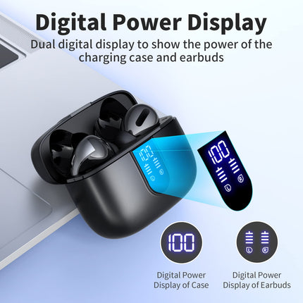 TAGRY Bluetooth Headphones True Wireless Earbuds 60H Playback