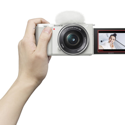 Sony Alpha ZV-E10 - APS-C Interchangeable Lens Mirrorless Vlog Camera Kit - Black