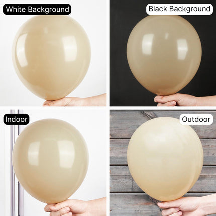 PartyWoo Black Balloons, 140 pcs Matte Black Balloons Different Sizes Pack of 5-18 Inch