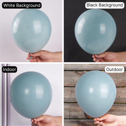 PartyWoo Black Balloons, 140 pcs Matte Black Balloons Different Sizes Pack of 5-18 Inch
