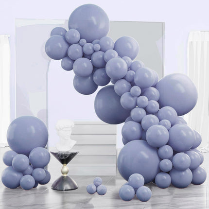 PartyWoo Black Balloons, 140 pcs Matte Black Balloons Different Sizes Pack of 5-18 Inch