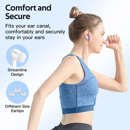TAGRY Bluetooth Headphones True Wireless Earbuds 60H Playback
