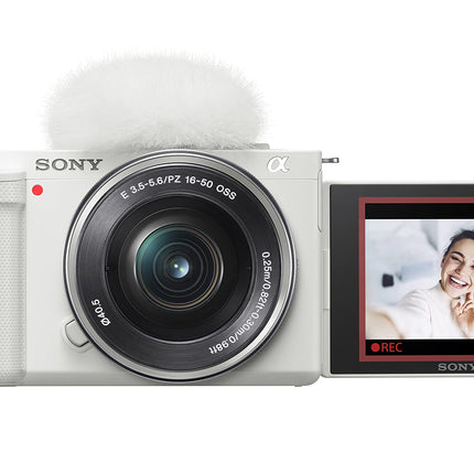 Sony Alpha ZV-E10 - APS-C Interchangeable Lens Mirrorless Vlog Camera Kit - Black
