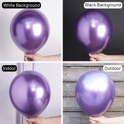 PartyWoo Black Balloons, 140 pcs Matte Black Balloons Different Sizes Pack of 5-18 Inch