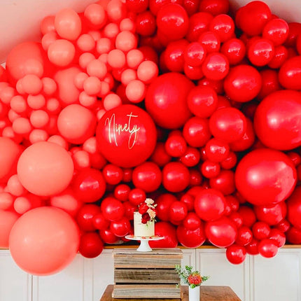 PartyWoo Black Balloons, 140 pcs Matte Black Balloons Different Sizes Pack of 5-18 Inch