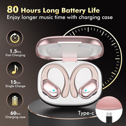 Wireless Earbuds Sport Bluetooth Headphones 5.3