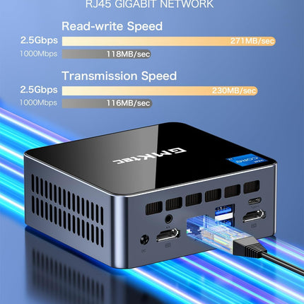 GMKtec Mini PC Intel i7-1195G7(Up to 5.0GHz)