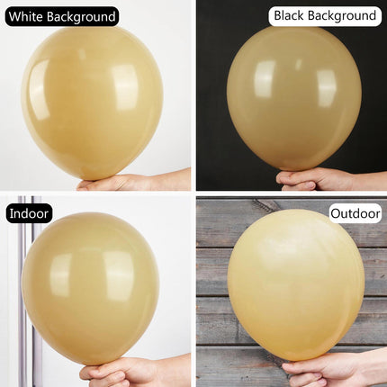 PartyWoo Black Balloons, 140 pcs Matte Black Balloons Different Sizes Pack of 5-18 Inch