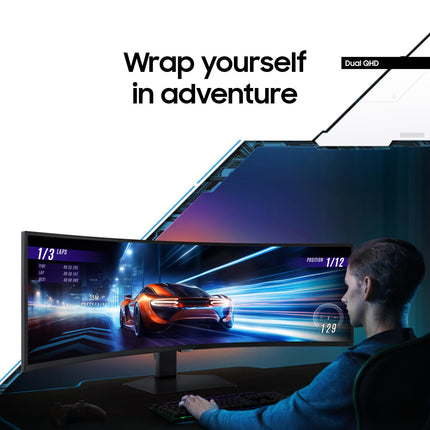 SAMSUNG 49” Odyssey G9 Series DQHD 1000R Curved Gaming Monitor