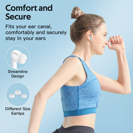 TAGRY Bluetooth Headphones True Wireless Earbuds 60H Playback