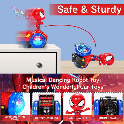 Dancing Spider Robot, 360°Rotating Interactive Electric Car