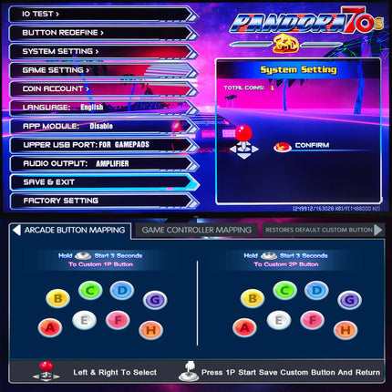 RegiisJoy [30000 Games in 1] Pandora's Box 70S Arcade Game Console