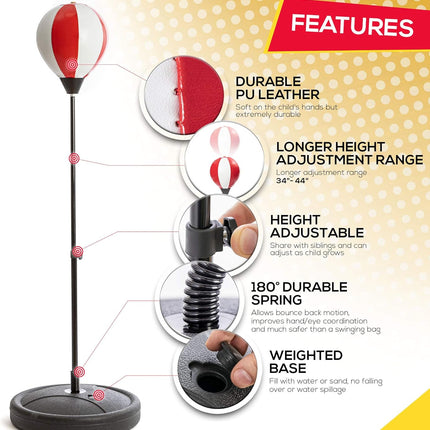 Whoobli Punching Bag  Incl Boxing Gloves