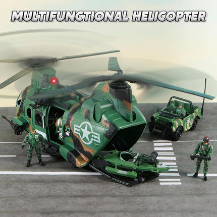 JOYIN 10-in-1 Military Helicopter Toys